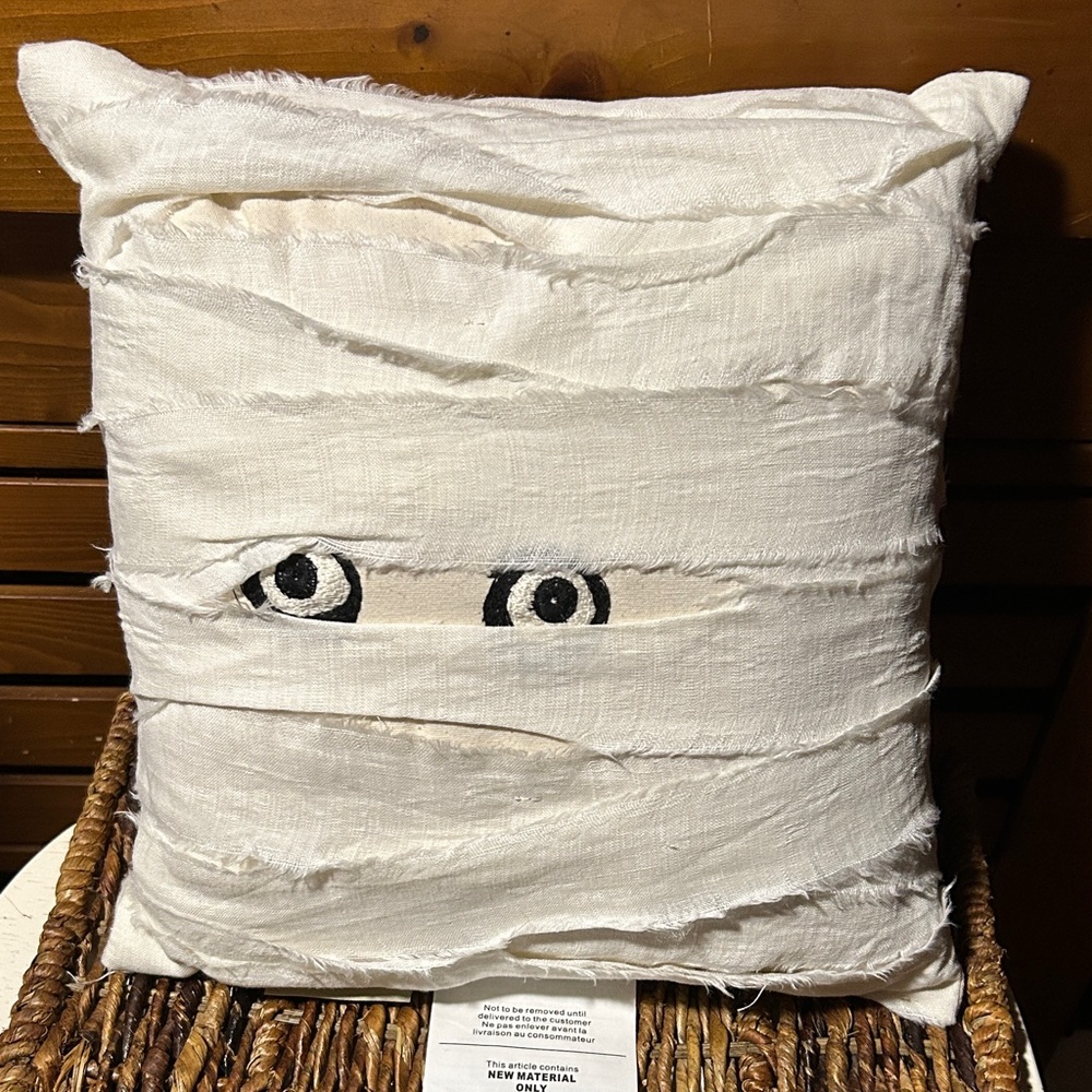 Pottery Barn Mummy Pillow RARE